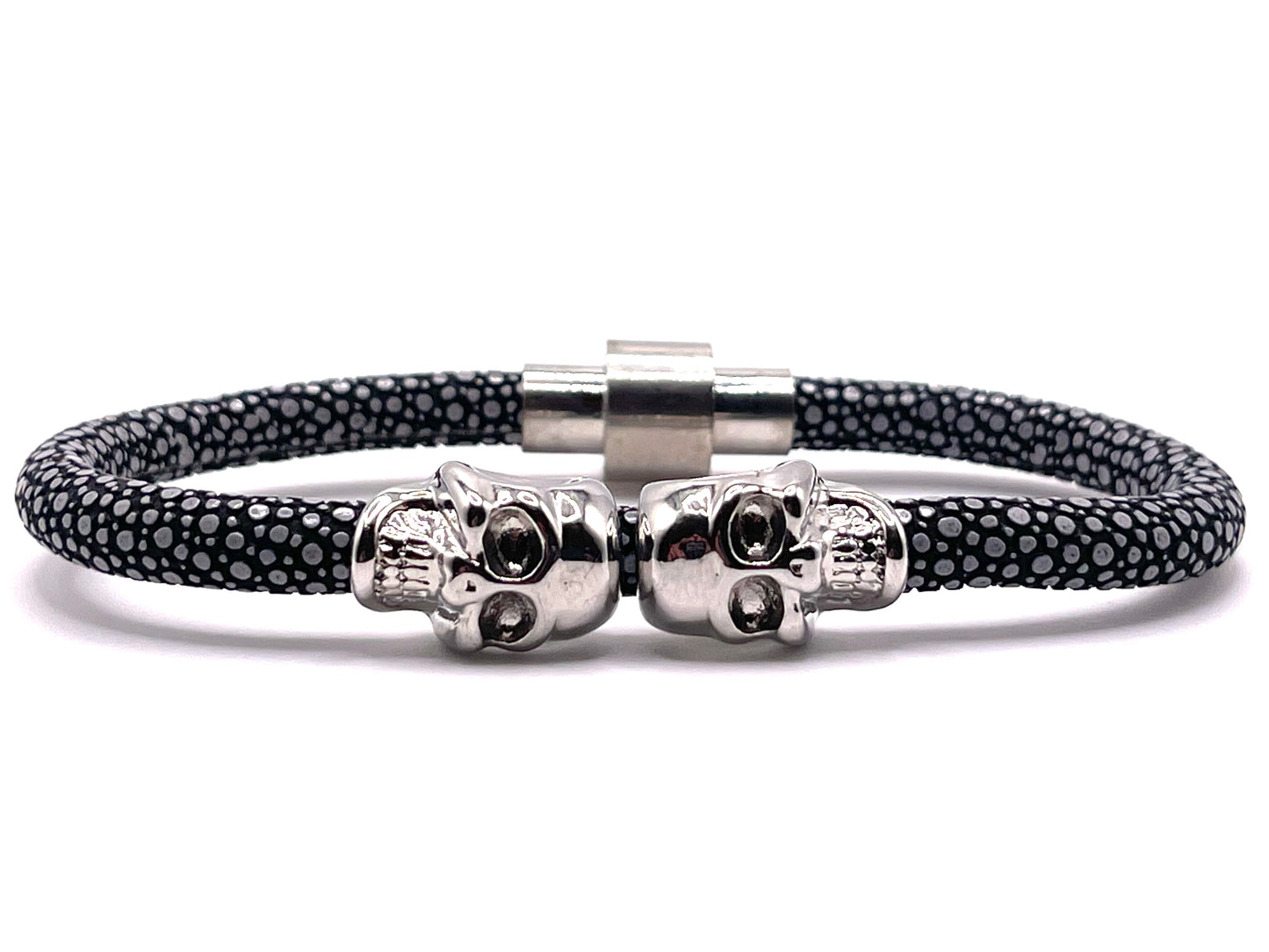 Silver Skull Grey Stingray