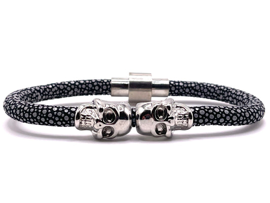 Silver Skull Grey Stingray