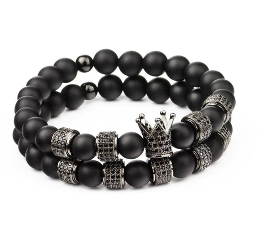 Luciano Black Crown 2pc Set