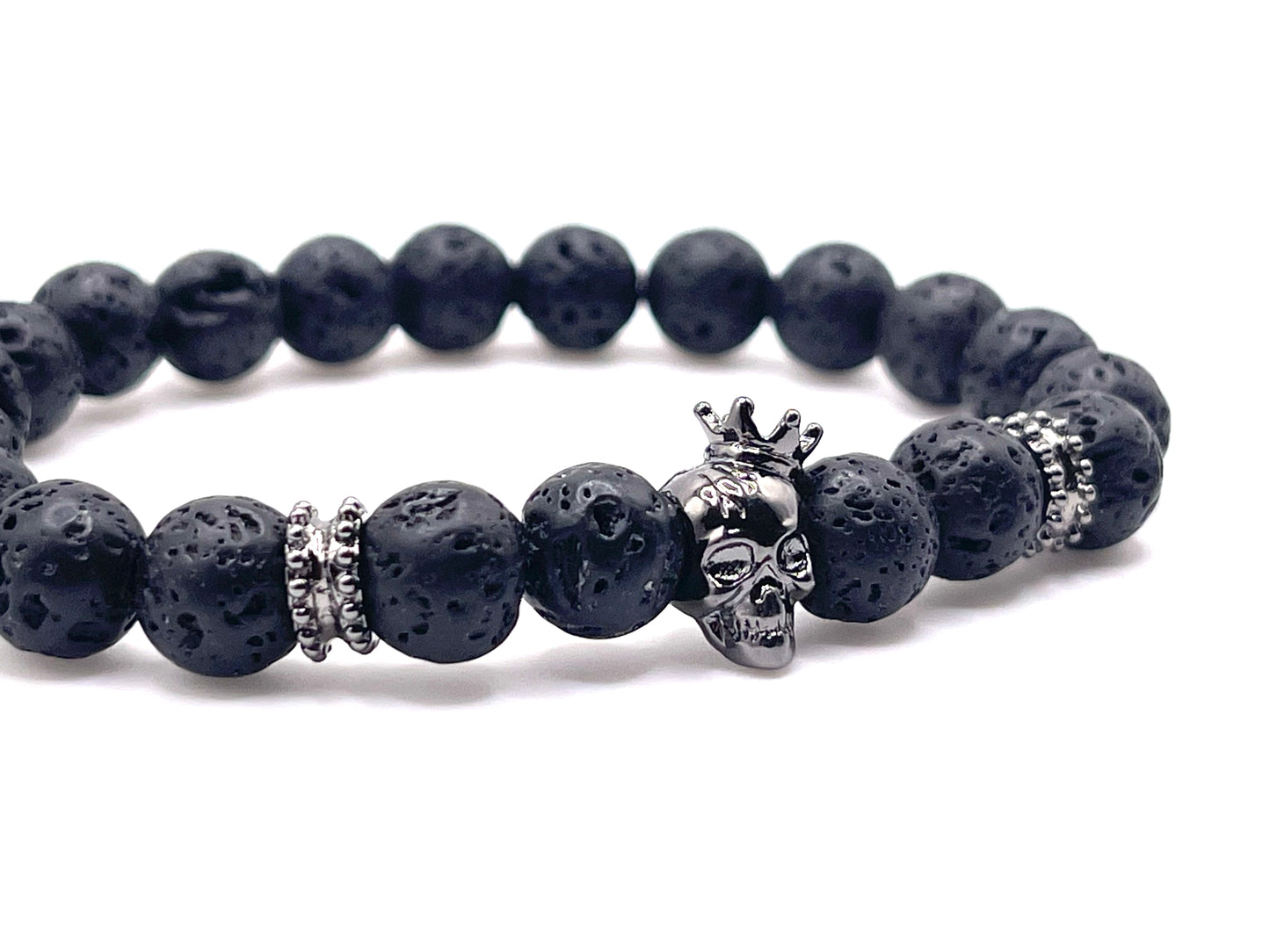 Modern King Black Skull